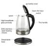 HD-1861-A 110V 1200W 1.8L Electric Glass Kettle US Plug