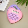 Multi-function 8-bit Calculator Creative Love Computer Font Clear Plastic Keys Student Supplies Wholesale Cute Calculator