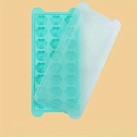 1pc Soft Bottom Cat Paw Ice Tray Mold - Homemade Ice Cube Box for Kitchen Refrigerator - Perfect for Making Delicious Ice Cream and Cocktails (Color: Green)