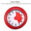 Kitchen Timer Stainless Steel Mechanical Reminder Countdown with Magnet Cooking Teaching Multifunctional Baking Reminder