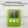 Cooking Timer LCD Digital Screen Clock Kitchen Countdown Timer Mechanical Digital Kitchen Timer Magnetic