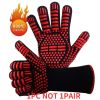 1pc Of BBQ Barbecue Gloves - 800 Degree Heat Resistant Gloves Fireproof And Flame Retardant Gloves In Microwave Oven